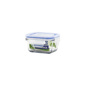 Glasslock Classic Tempered Glass 180ml Rectangle Glass Container