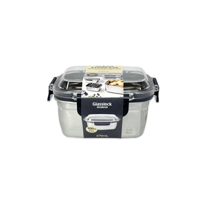 Glasslock ChefTopf Stainless Steel Food Storage Rectangular Container 670ml