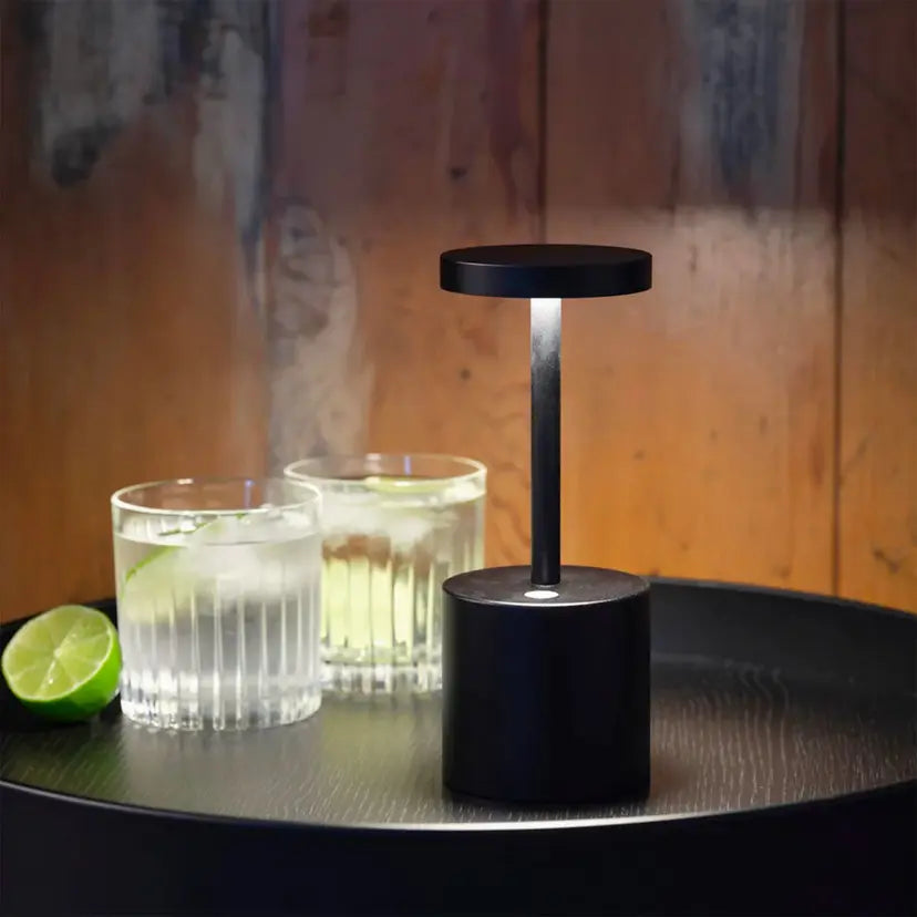Tablekraft Ambience Charlotte Rechargeable Cordless LED Table Lamp - 5200mAh
