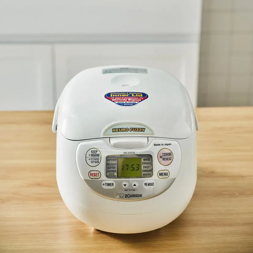 Zojirushi Neuro Fuzzy NS-ZAQ Rice Cooker - White