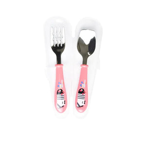 Cuitisan Infant Kid Smart Spoon Fork Set with Case