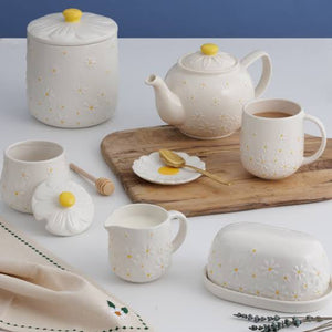 Price & Kensington Daisy Butter Dish 8×17.1×11.4cm