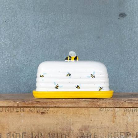 Price & Kensington Sweet Bee Butter Dish Dolomite