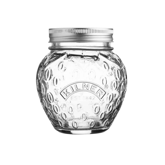 Strawberry Fruit Preserve Jar, 400ml