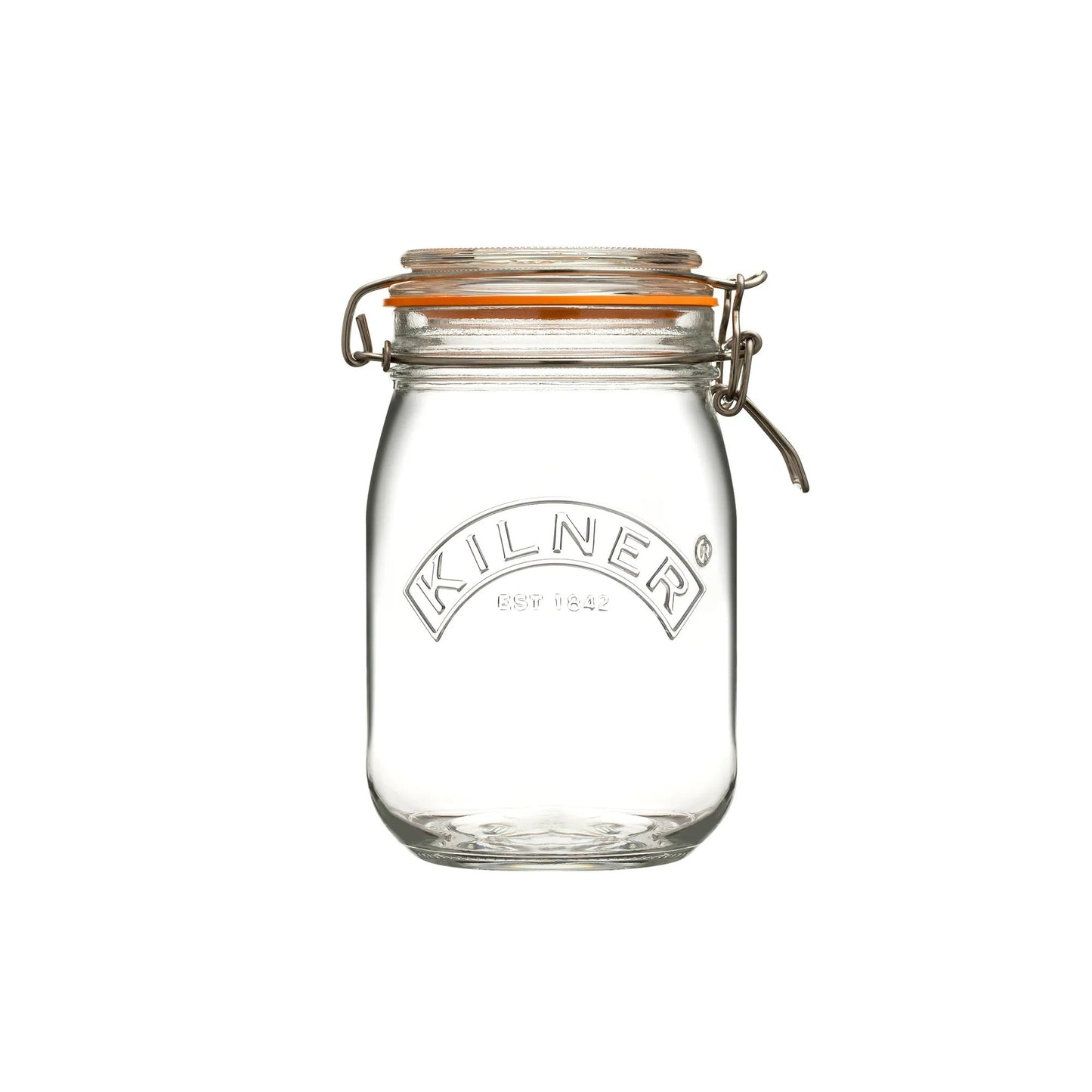 Clip Top Round Jar, 1 Litre