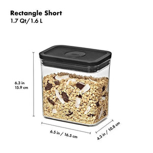 POP Container Rectangle, Short (1.7 Qt/1.6 L)