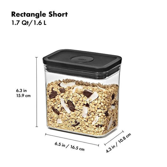 POP Container Rectangle, Short (1.7 Qt/1.6 L)
