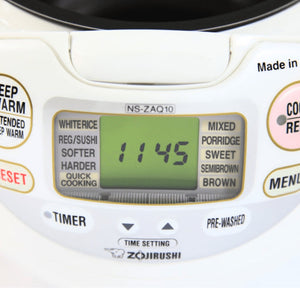 Zojirushi Neuro Fuzzy NS-ZAQ Rice Cooker - White