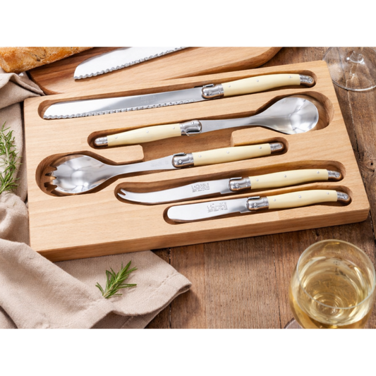 André Verdier Laguiole Debutant Ivory Host Set - 5 Piece