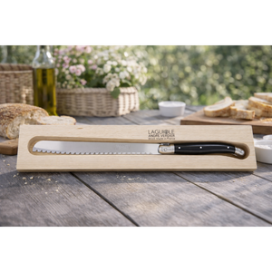 André Verdier Laguiole Debutant Black Bread Knife - 1 Piece