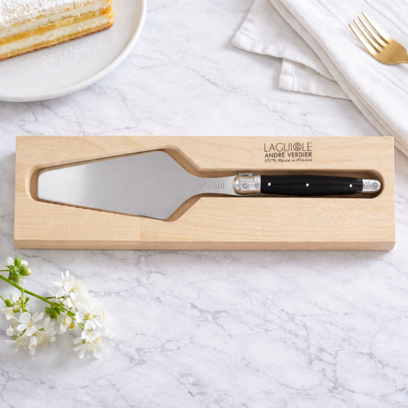 André Verdier Laguiole Debutant Black Cake Slicer - 1 Piece
