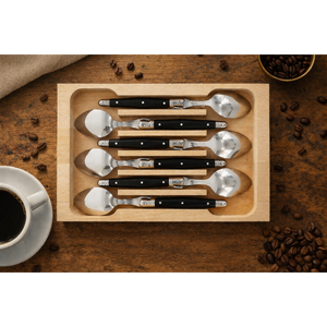 André Verdier Laguiole Debutant Black Coffee Spoon - 6 Piece