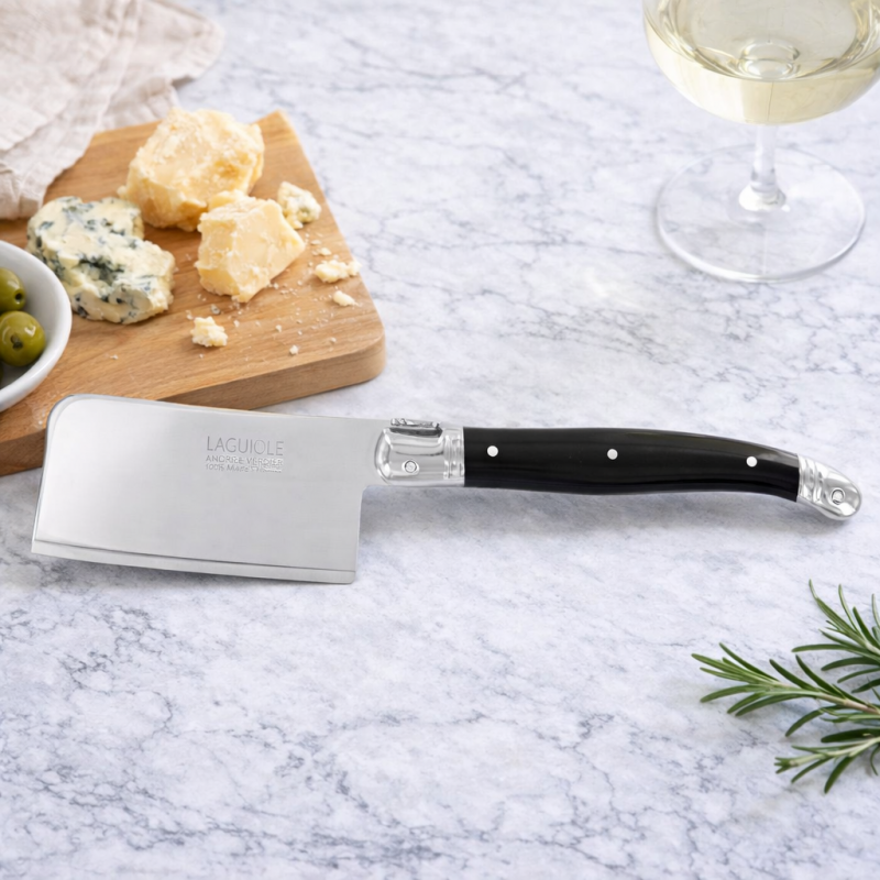 André Verdier Laguiole Debutant Black Cheese Cleaver - 1 Piece