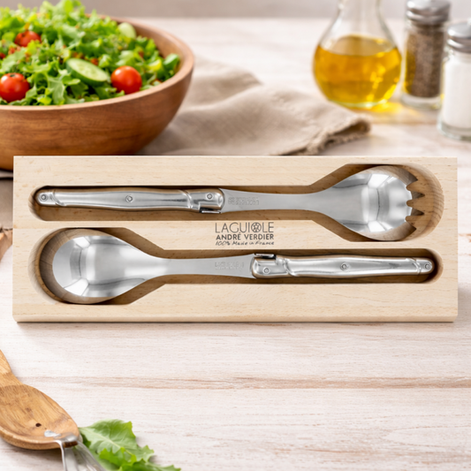 André Verdier Laguiole Debutant Inox Salad Set - 2 Piece
