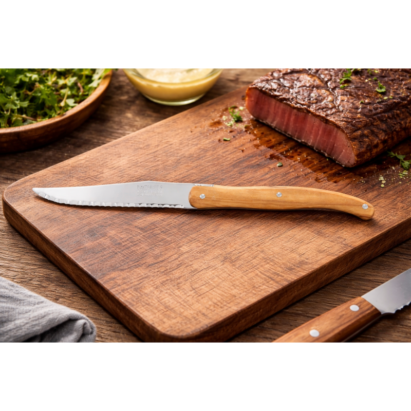 André Verdier Laguiole Debutant Olive Wood Steak Knife - 1 Piece
