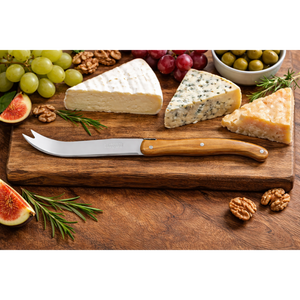 André Verdier Laguiole Debutant Olive Wood Large Cheese Knife - 1 Piece