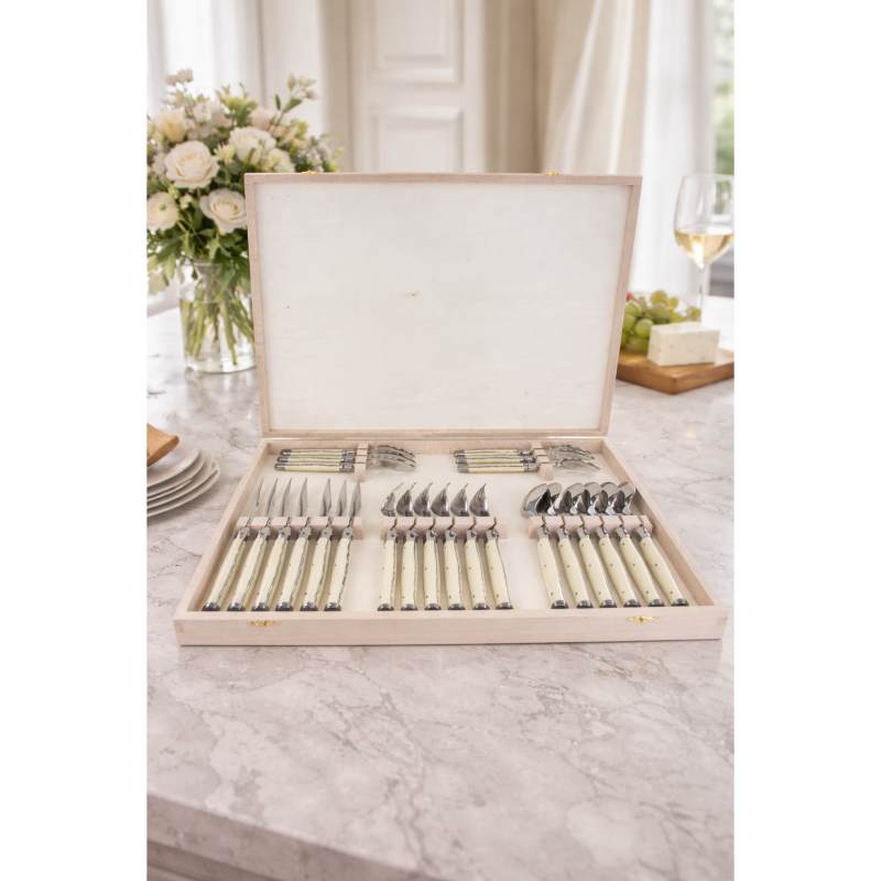 André Verdier Laguiole Classique Cutlery Set - 24 Piece