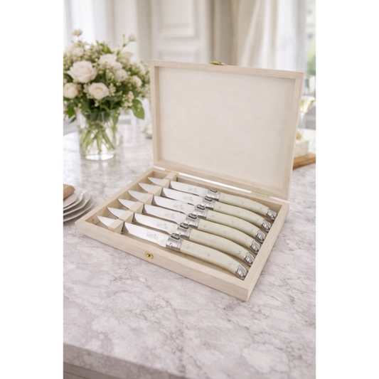 André Verdier Laguiole Classique Table Knife - 6 Piece