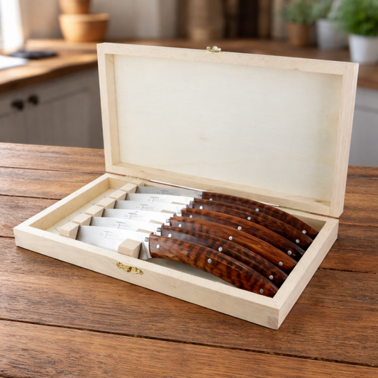André Verdier Le Thiers Elegance Snakewood Steak Knife - 6 Piece