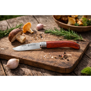 André Verdier A Virole L'Alpage Redwood Folding Knife - 8.5cm