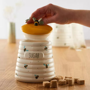 Price & Kensington Sweet Bee Storage Jar 15x12cm 700ml - Sugar