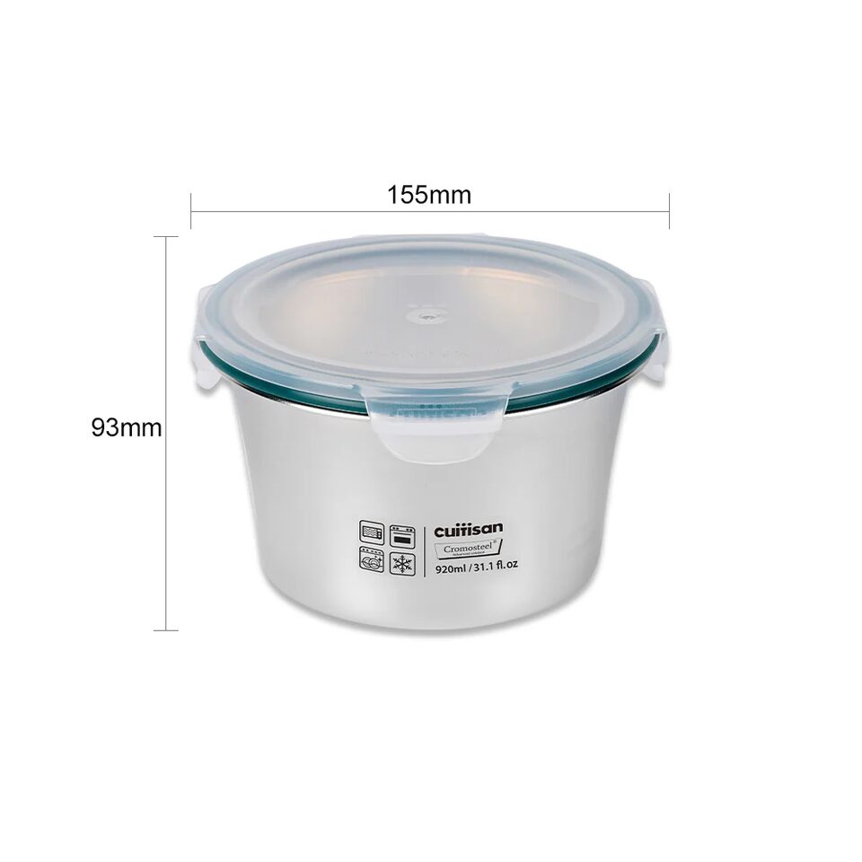 Cuitisan Simple Round No.6 Container - 920ml