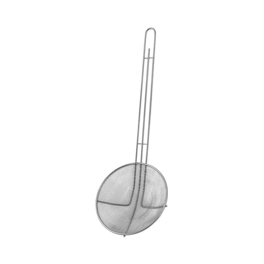 Chef Inox Skimmer Fine Mesh Round 140x505mm - Kitchenly