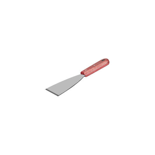 Chef Inox Scraper Grill with Wood Handle 110x115x215mm - Kitchenly