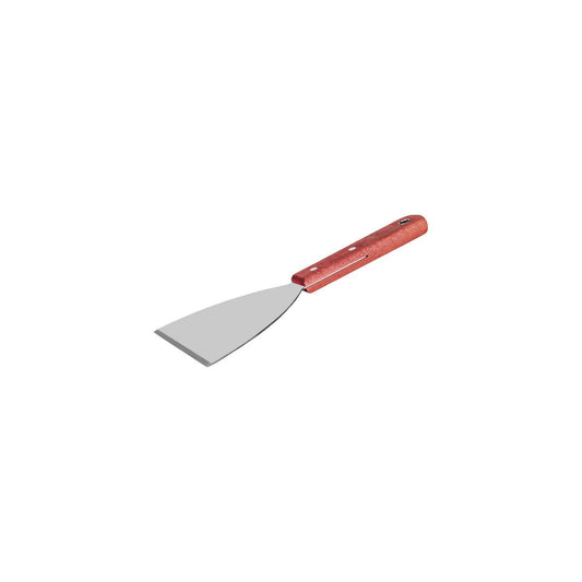 Chef Inox Scraper Grill with Wood Handle 125x115x215mm - Kitchenly
