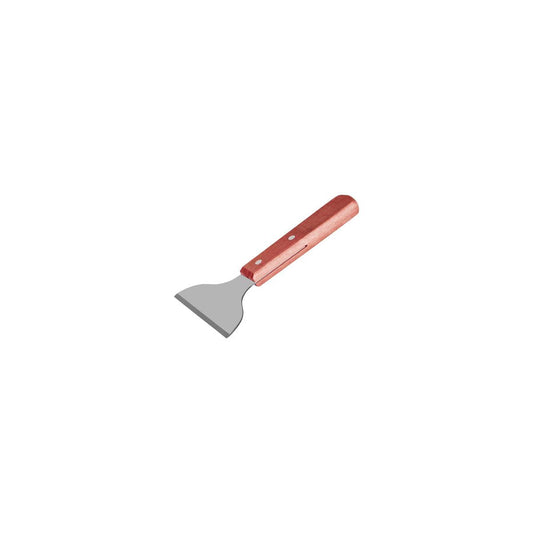 Chef Inox Scraper Grill with Wood Handle 55x110x180mm - Kitchenly