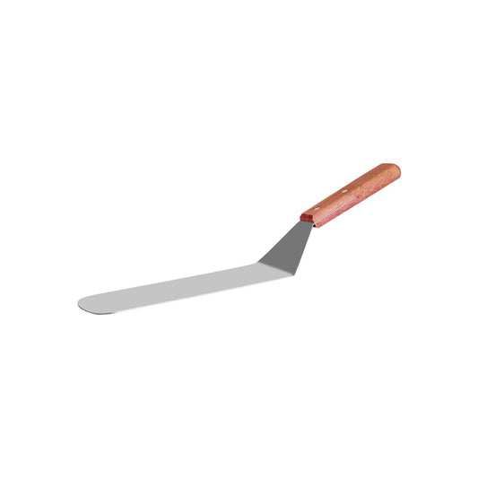 Chef Inox Turner Flexible Wood Handle 75x240x360mm - Kitchenly