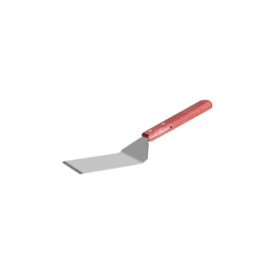 Chef Inox Scraper Griddle with Wood Handle 105x95x230mm - Kitchenly