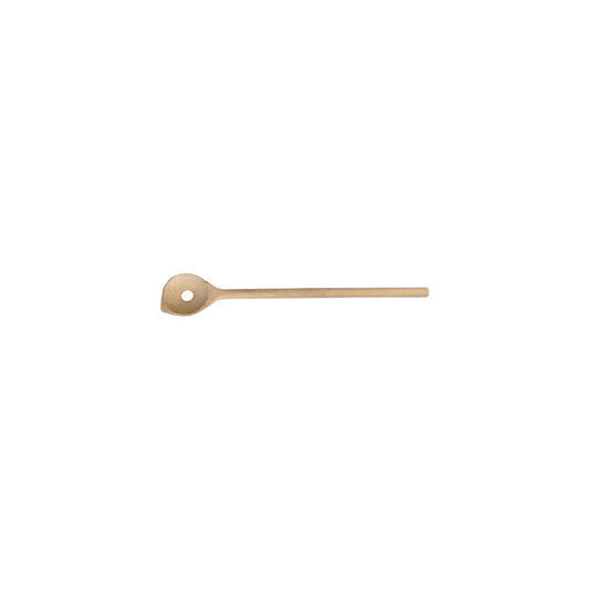Chef Inox Spoon Tasting with Hole Beechwood 350mm - Kitchenly