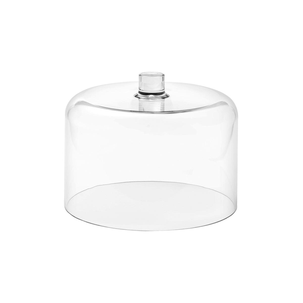 Chef Inox Cloche / Cake Cover Straight Sided Clear Polycarbonate 275x212mm - Kitchenly