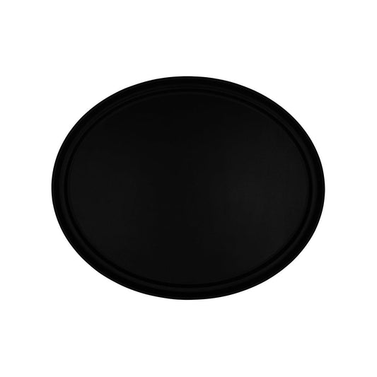Chef Inox Non-Slip Oval Tray Non-Slip Plastic 680x555mm - Kitchenly