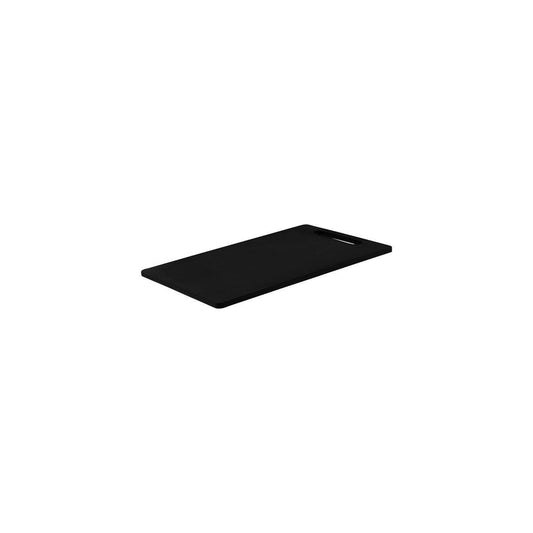 Chef Inox Cutting Board Polyethylene Black with Handle 200x270x12mm - Kitchenly