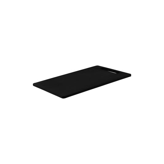 Chef Inox Cutting Board Polyethylene Black with Handle 250x400x12mm - Kitchenly