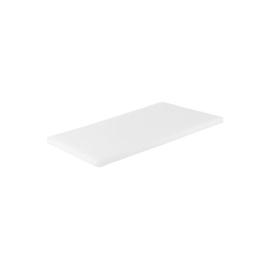 Chef Inox Cutting Board Polyethylene White 450x300x20mm - Kitchenly