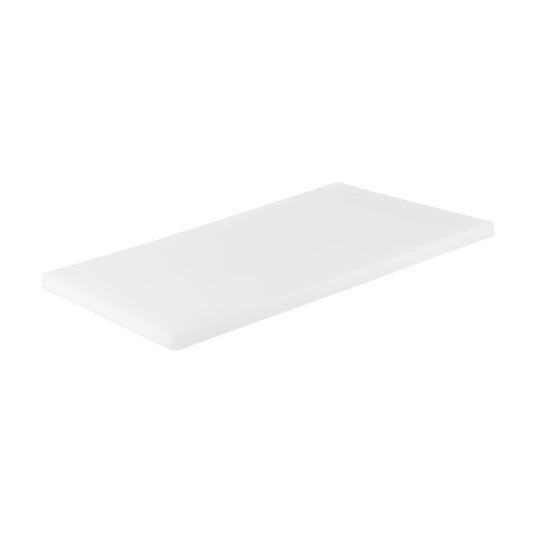 Chef Inox Cutting Board Polyethylene White 450x610x19mm - Kitchenly