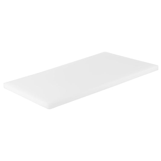 Chef Inox Cutting Board Polyethylene White 750x450x19mm - Kitchenly