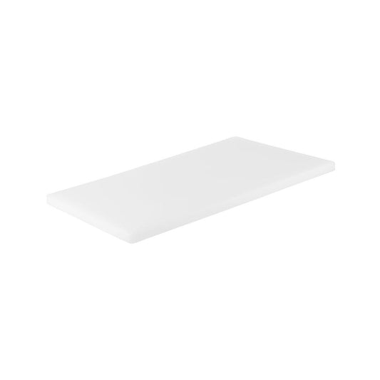 Chef Inox Cutting Board Polyethylene White Gastronorm 1/1 Size 530x325x20mm - Kitchenly