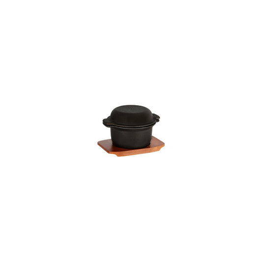 Chef Inox Cast Iron Garlic Prawn Pot 137x115x65mm - Kitchenly