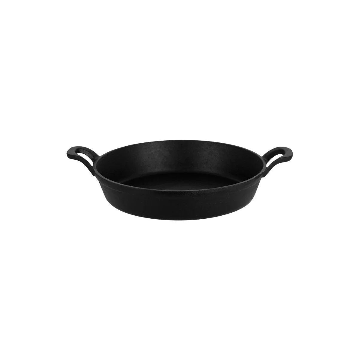 Chef Inox Cast Iron Round Gratin with Handles 220x45mm – Kitchenly