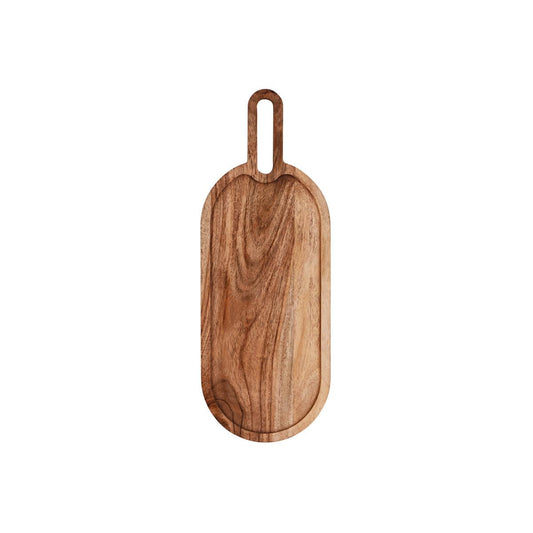 Chef Inox Serve Natural Acacia Rectangular Paddle Board 305x140x15mm - Kitchenly