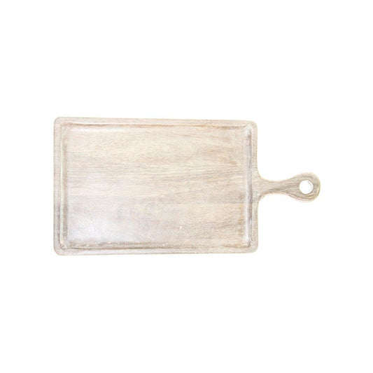 Chef Inox Rectangular Serving Board with Handle 520x440x20mm - Kitchenly