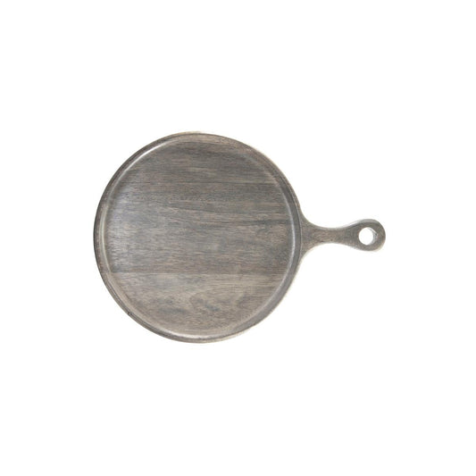 Chef Inox Round Serving Board with Handle 250x15mm - Kitchenly