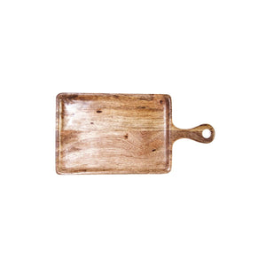 Chef Inox Rectangular Serving Board with Handle 260x180x15mm - Kitchenly