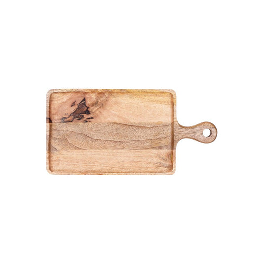 Chef Inox Rectangular Serving Board with Handle 300x200x15mm - Kitchenly