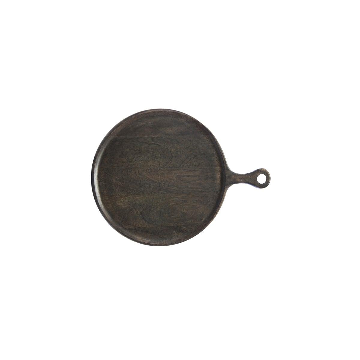 Chef Inox Round Serving Board with Handle 250x15mm - Kitchenly