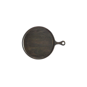 Chef Inox Round Serving Board with Handle 250x15mm - Kitchenly